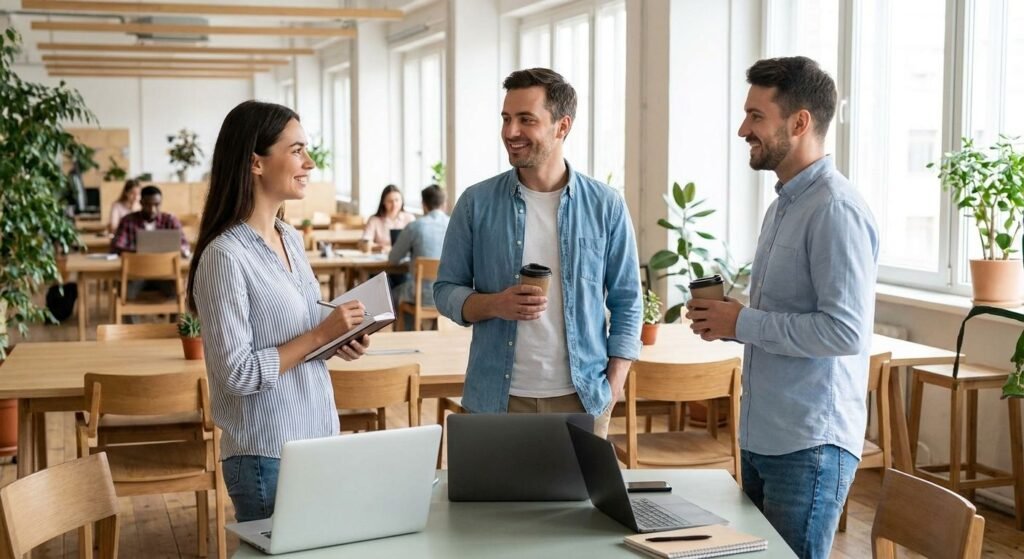 How to network with other small businesses in a coworking space