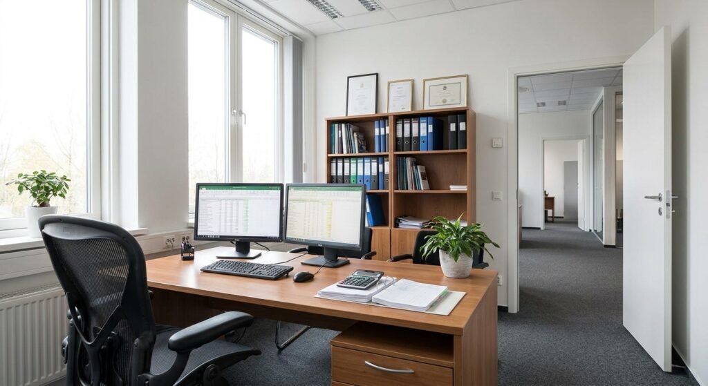 Private office for accountants and bookkeepers
